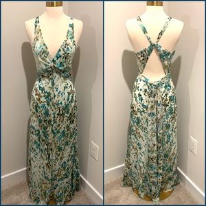 BCBG Max Azria Abstract Floral Gown